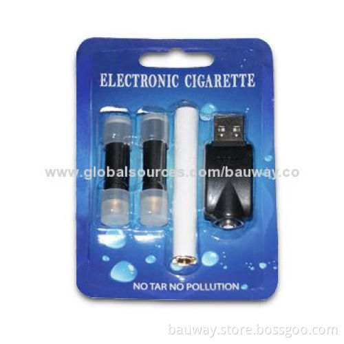Disposable E Cigarette with Cartomizers and Rechargeable Battery